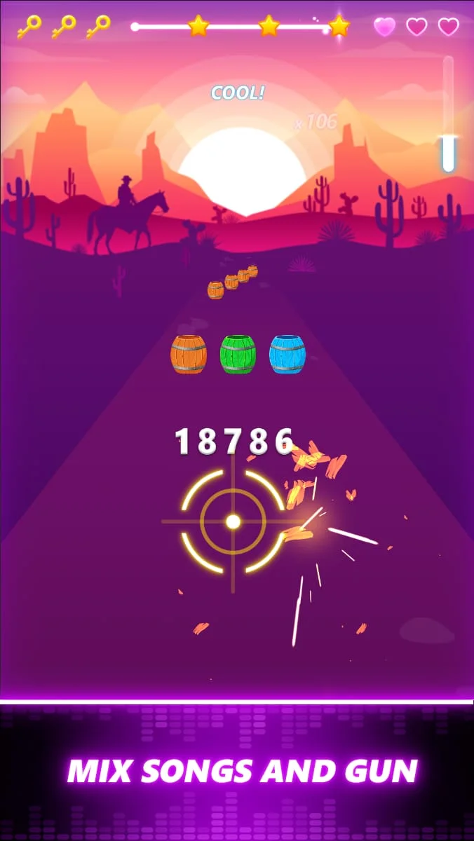 Beat Shoot 3D:EDM Music Game Screenshot 1