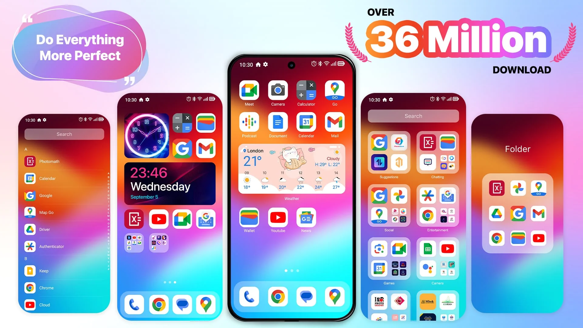 MiniPhone Launcher Launcher OS Screenshot 1