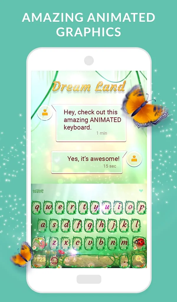 Wave Animated Keyboard Emoji Screenshot 4
