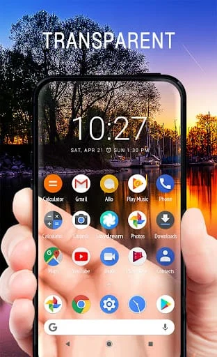 Live wallpaper - Transparent Screenshot 3