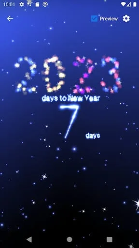 New Year's day countdown Screenshot 1
