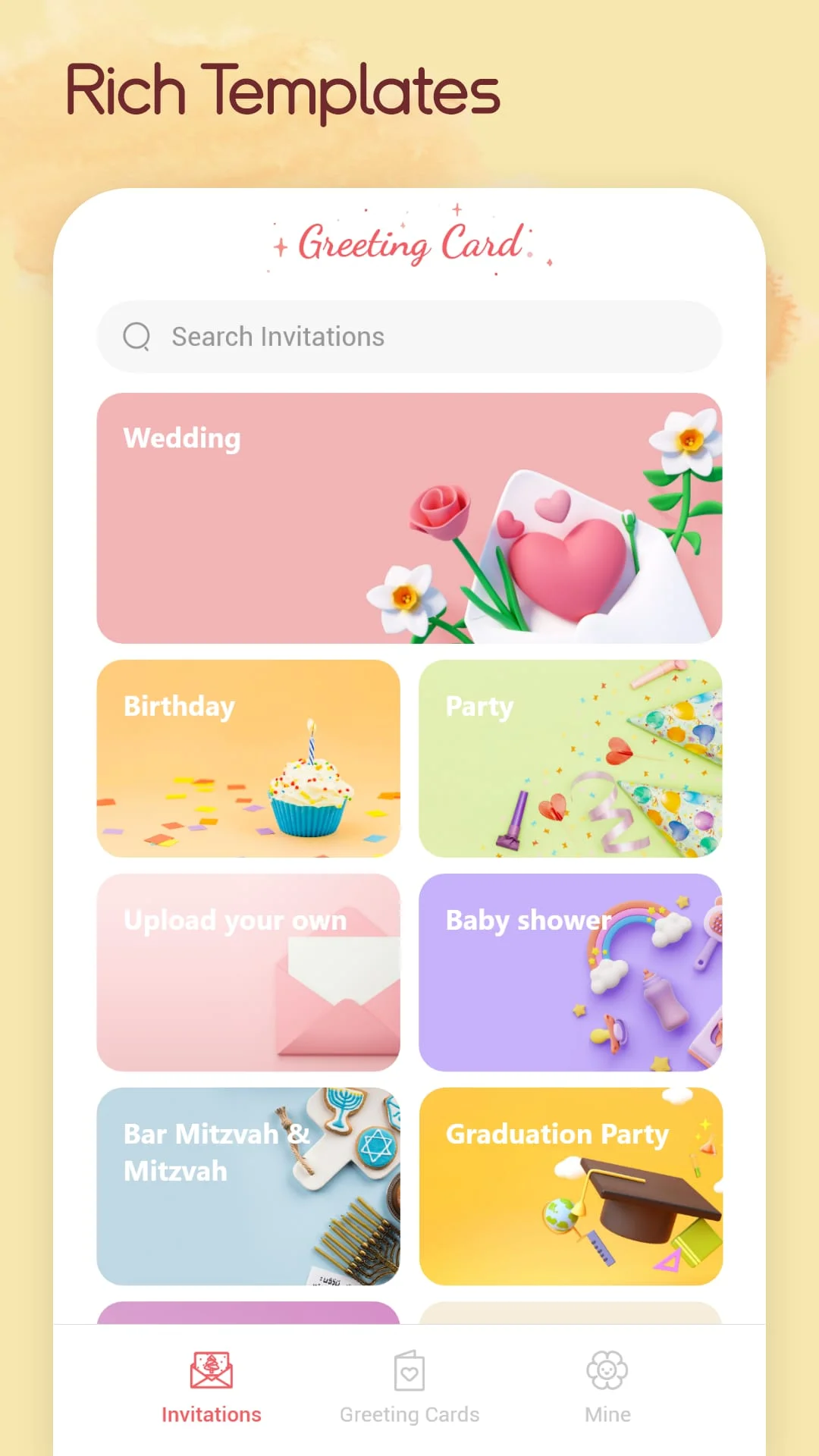 Greeting Card Design Screenshot 2