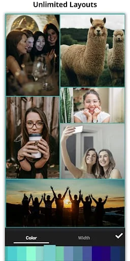 Gandr: Unlimited photo collage Screenshot 1
