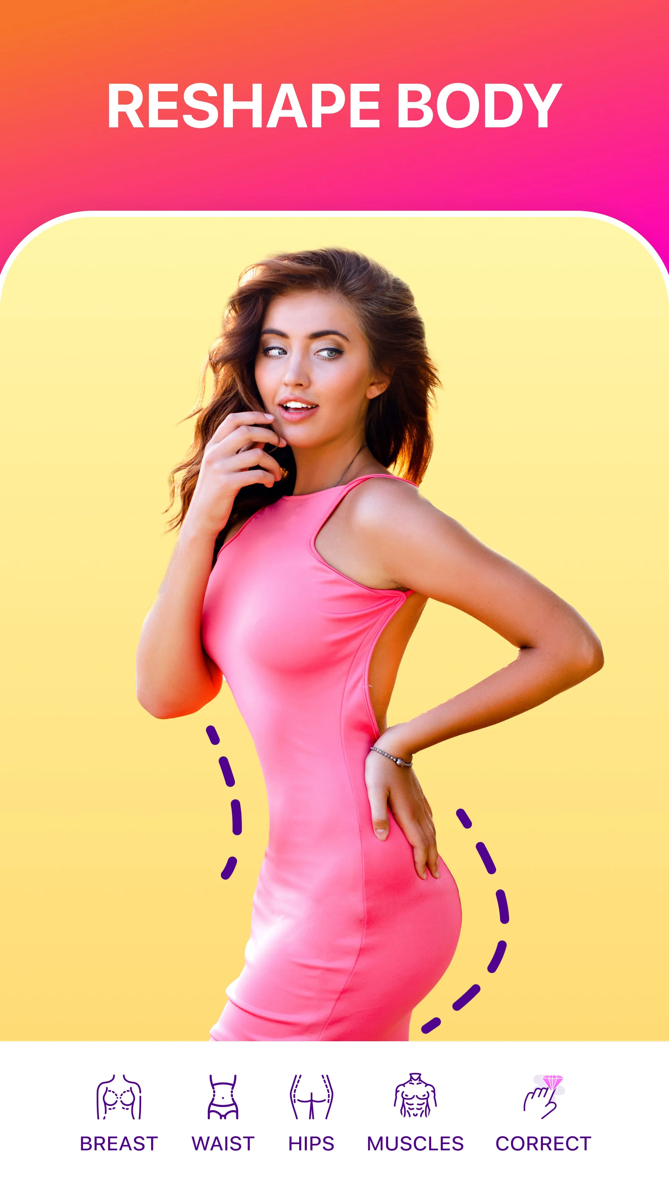 FitPix - Face & Body Editor Screenshot 1