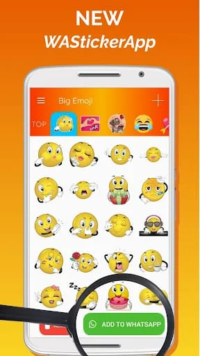 Big Emoji sticker for WhatsApp Screenshot 2