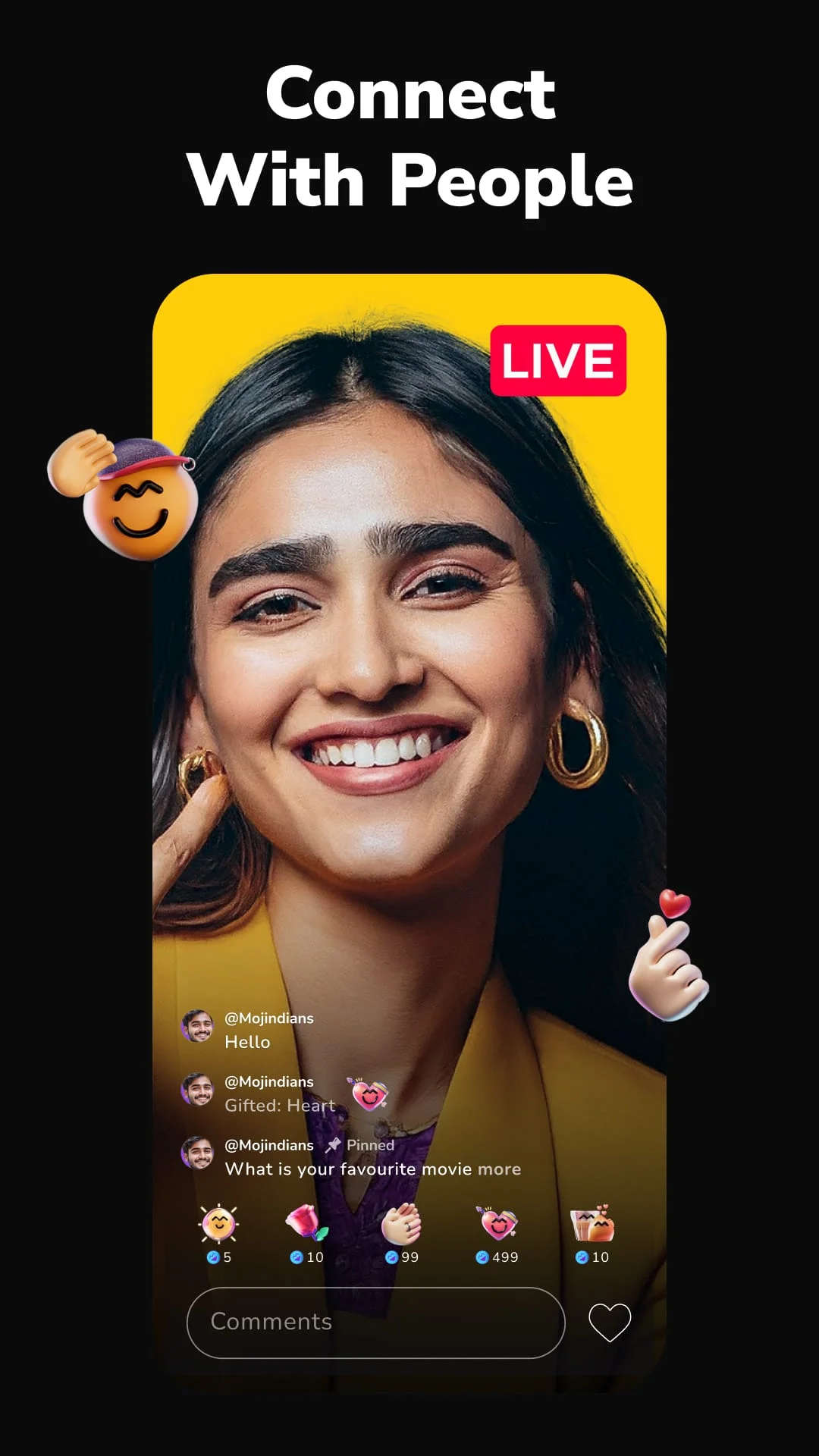 Moj: Video Live & Short Videos Screenshot 1