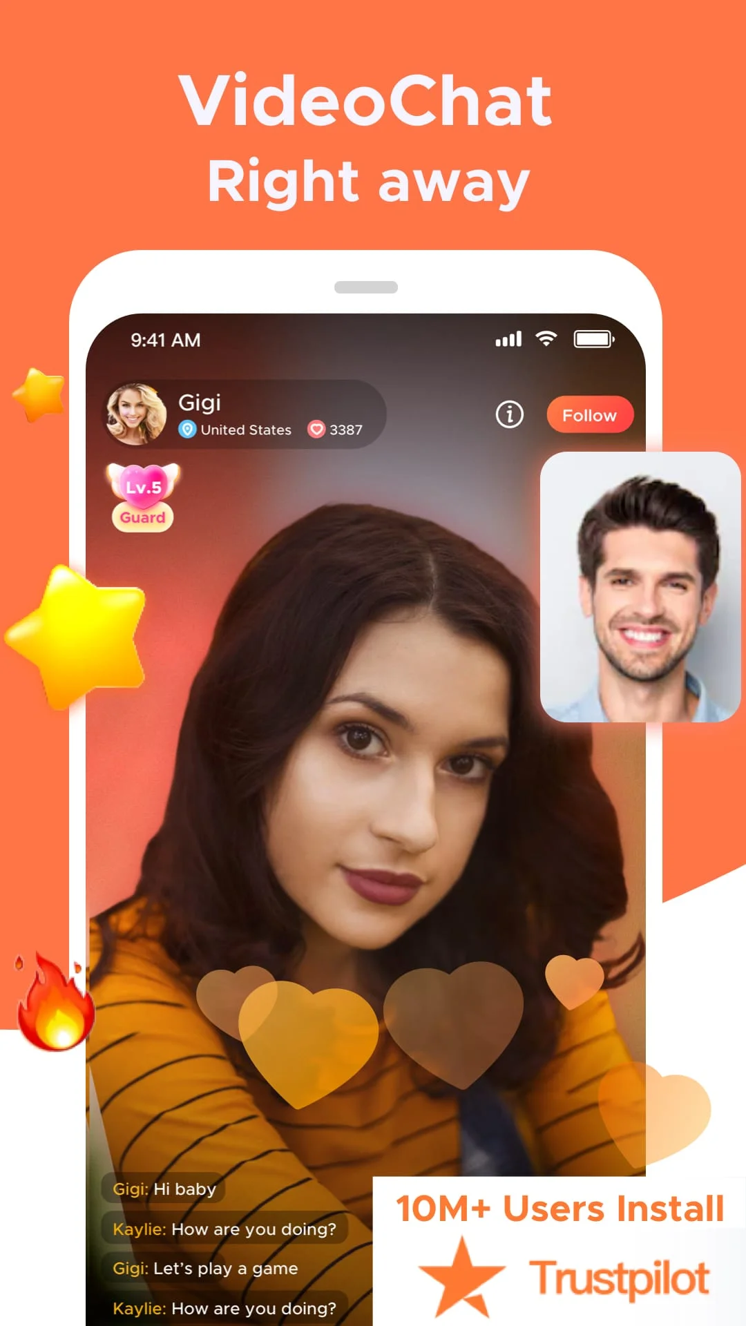 Live Chat Video Call-Whatslive Screenshot 2