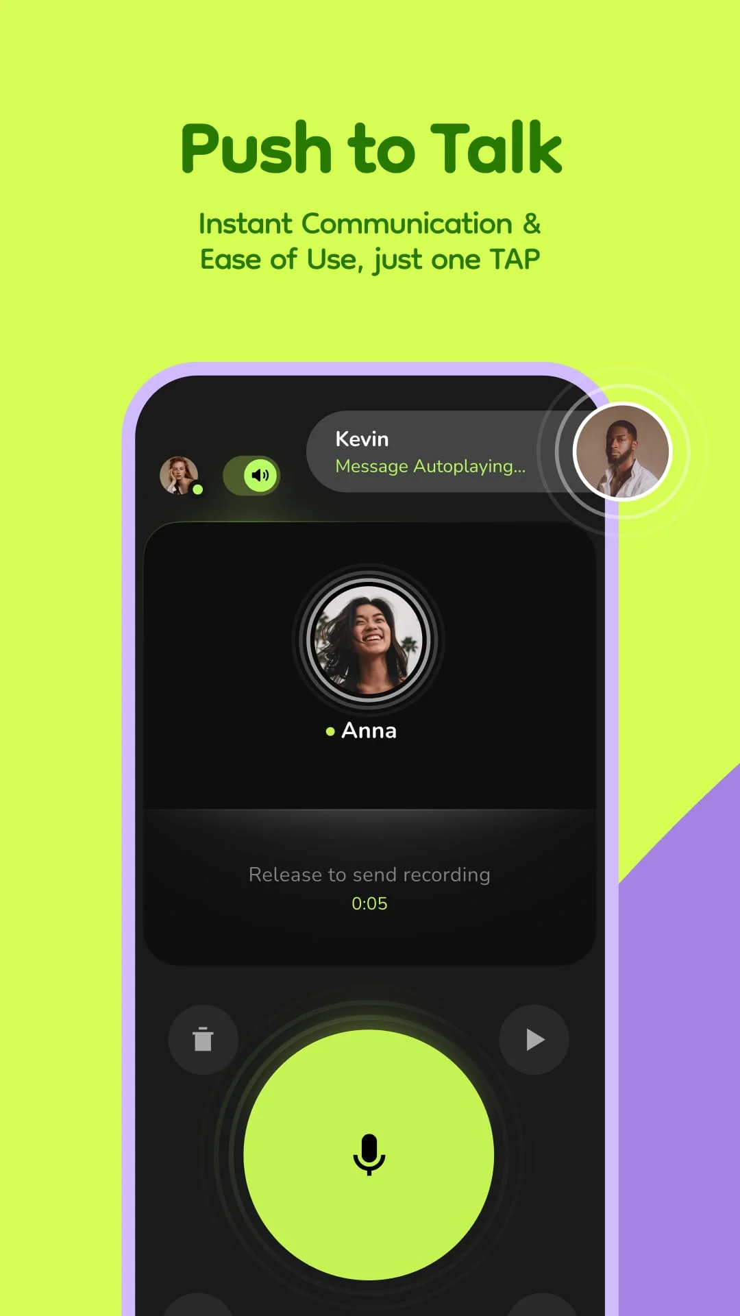 buz - voice connects Screenshot 1