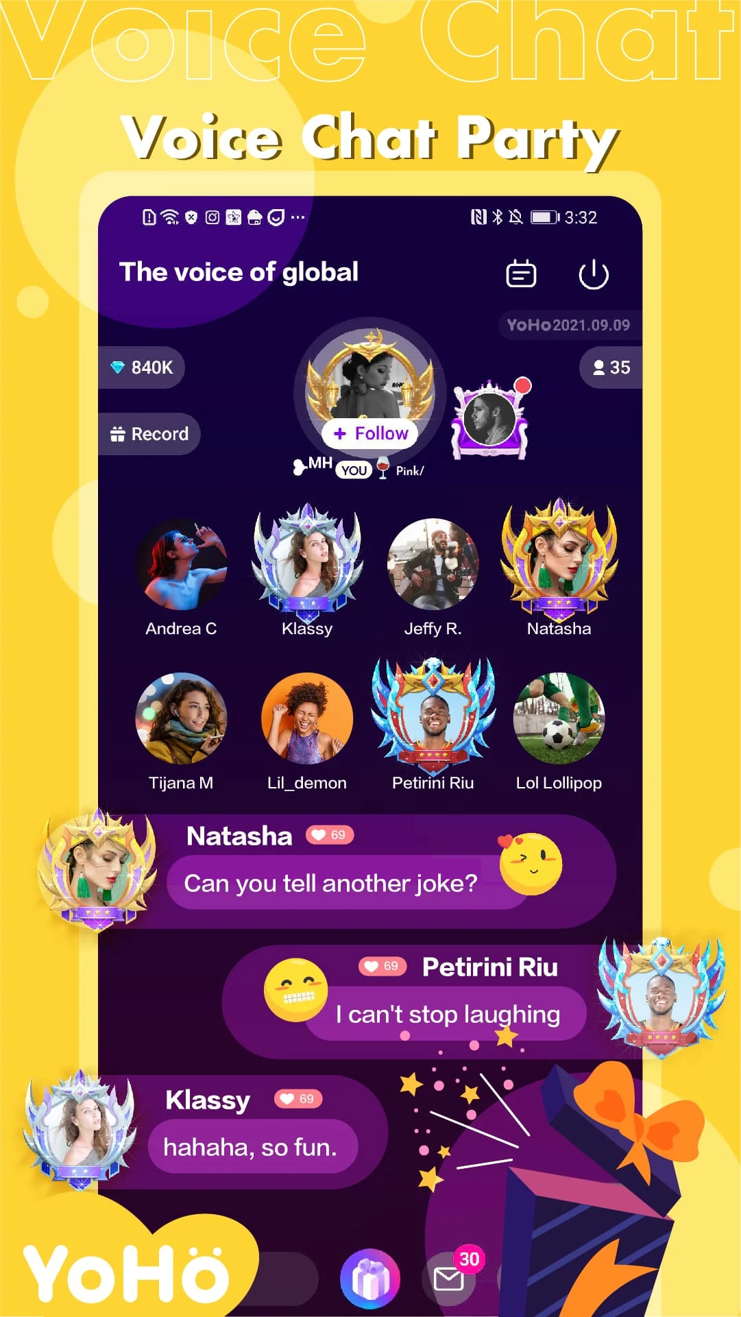 YoHo: Group Voice Chat Room Screenshot 1
