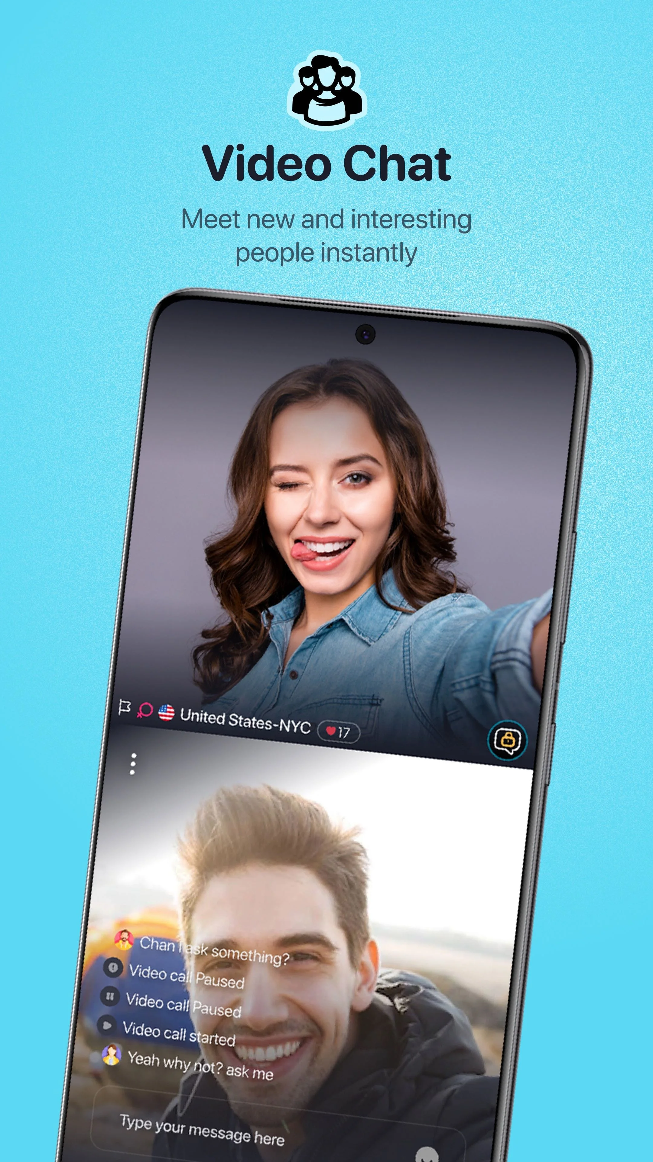 Chatrandom: Random Video Chat Screenshot 1