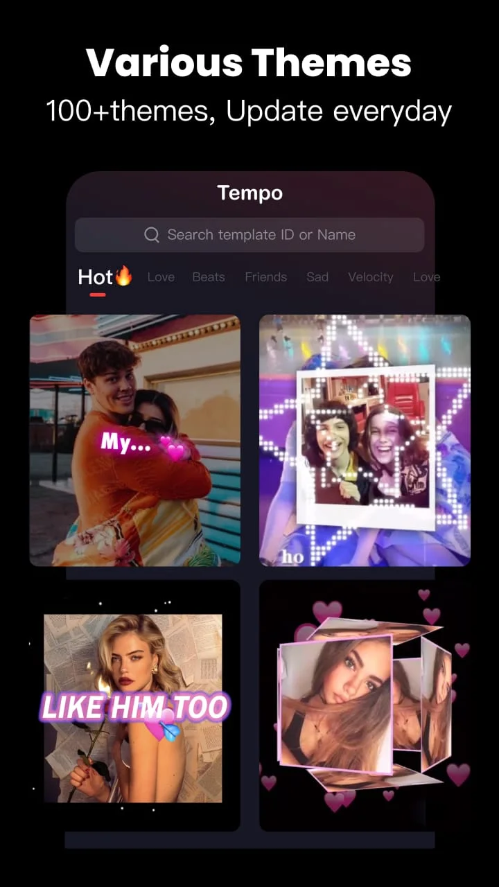 Tempo - Music Video Maker Screenshot 1
