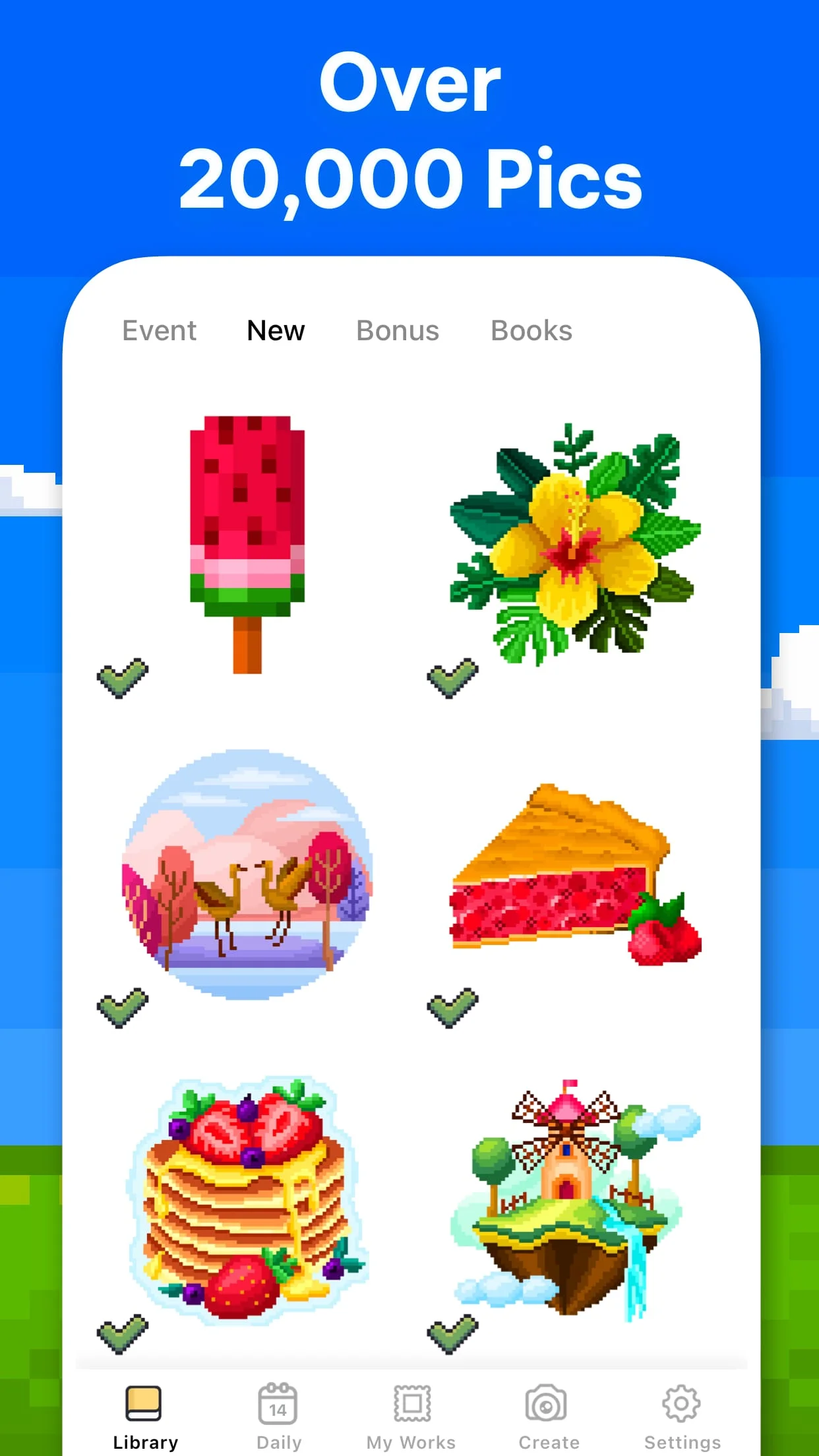Pixel Art - Color by Number Screenshot 2