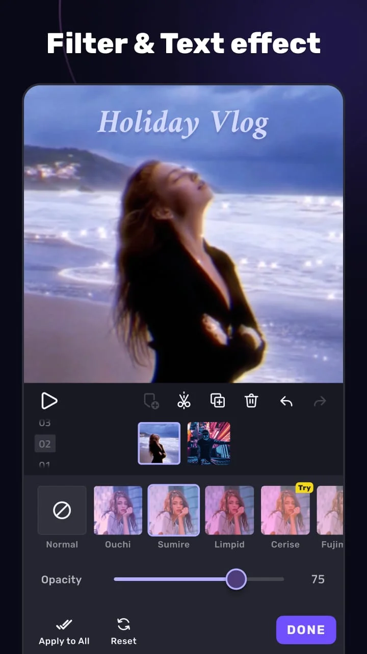Video Editor APP - VivaCut Screenshot 2