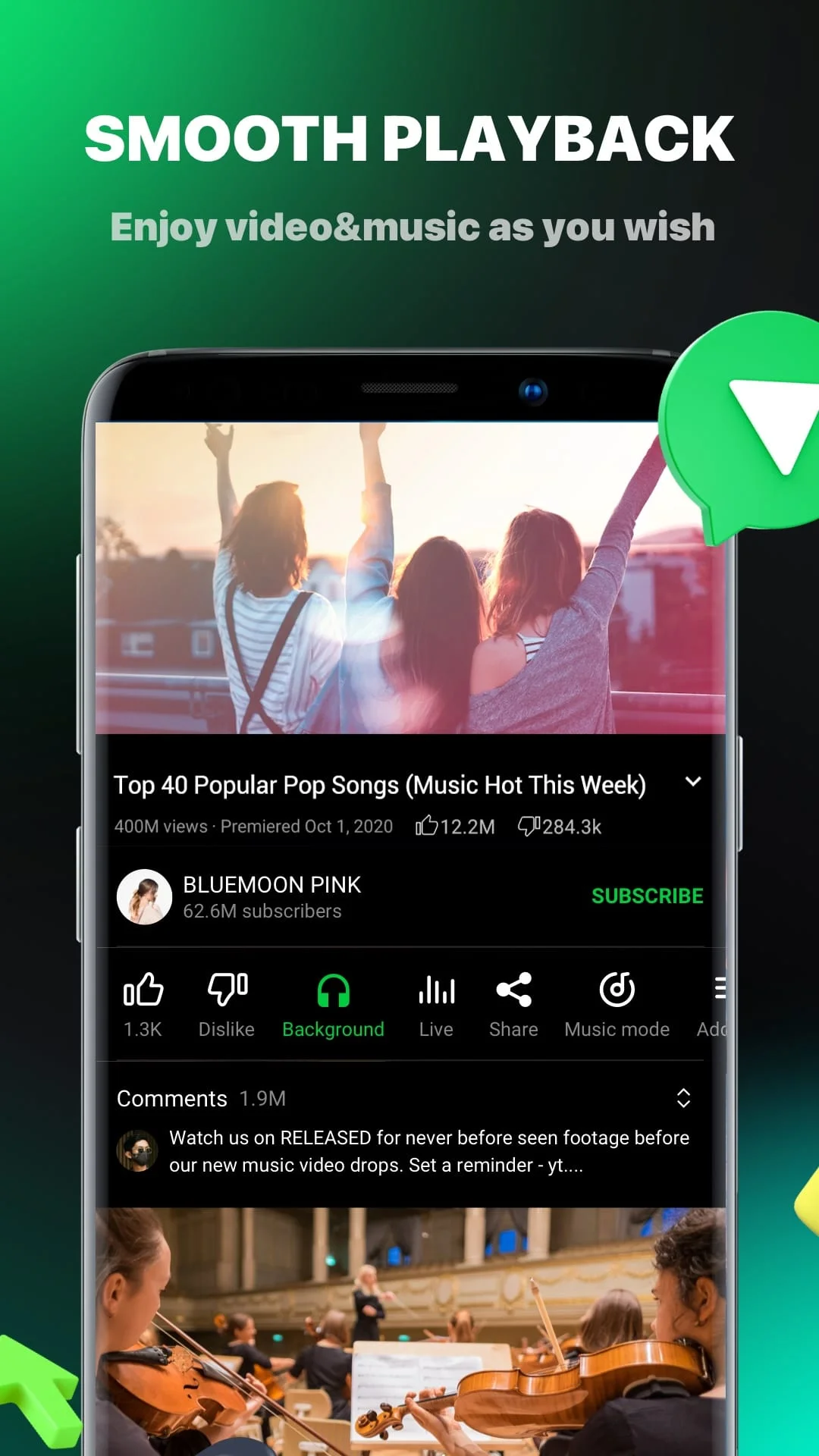 Pure Tuber: Video & MP3 Player Screenshot 2