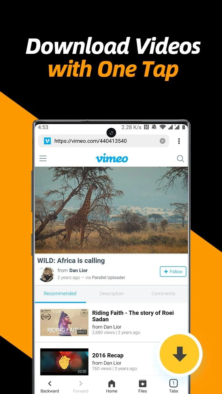 Video Downloader & Video Saver Screenshot 2