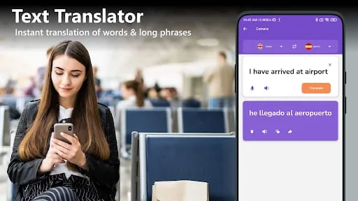 Speak and Translate app Screenshot 1