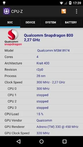 CPU-Z Screenshot 1