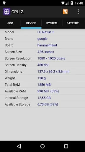 CPU-Z Screenshot 2