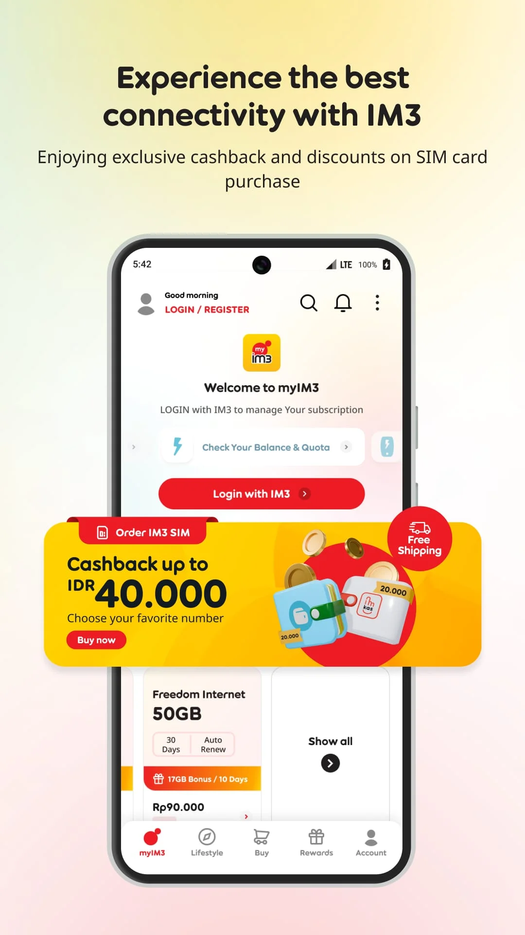 myIM3: Data Plan & Buy Package Screenshot 4
