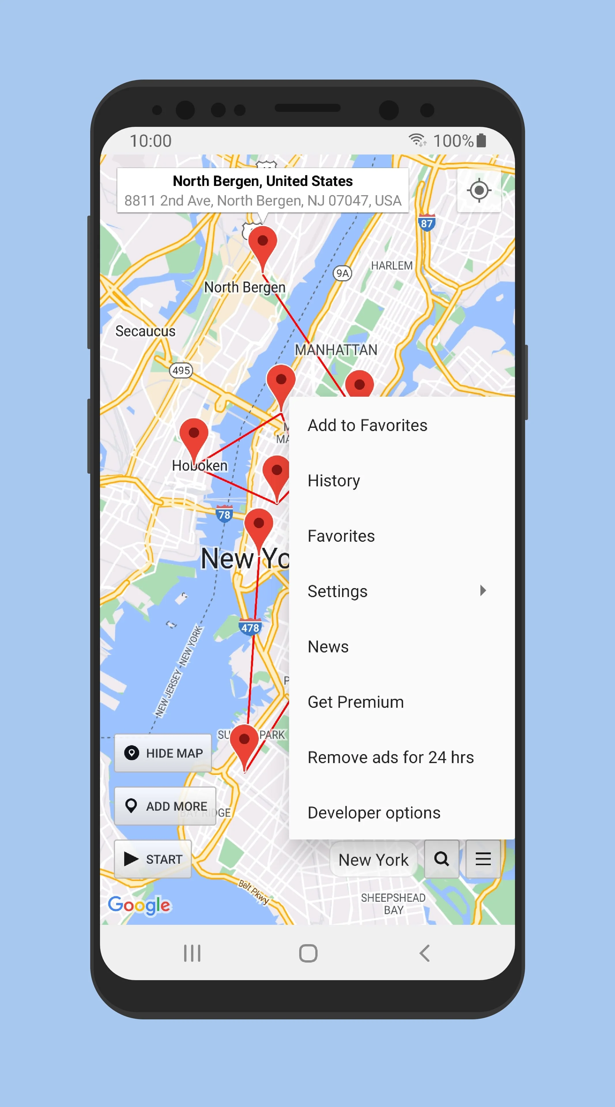 Location Changer - Fake GPS Screenshot 4