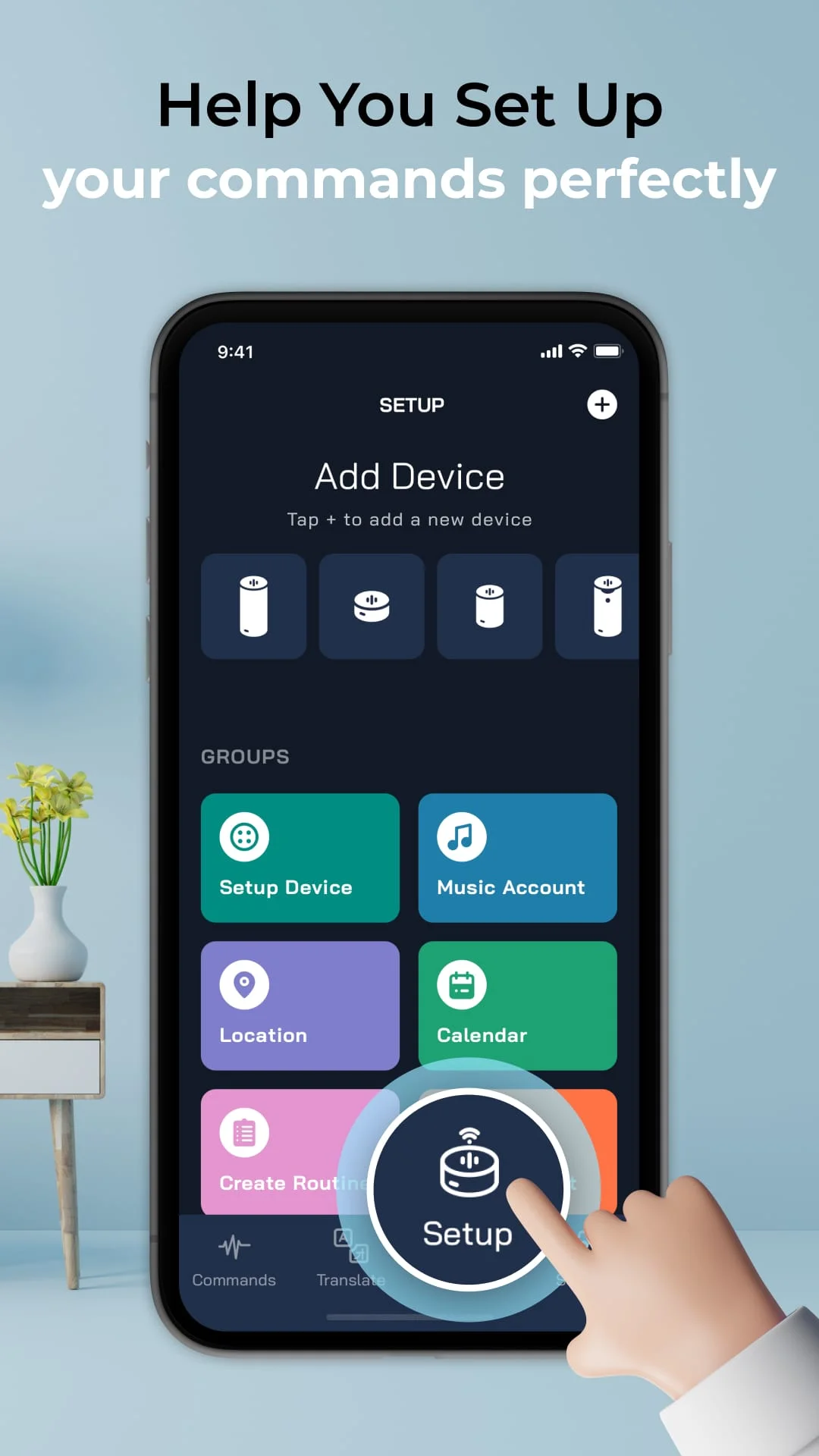 Voice Command Assistant Guide Screenshot 2