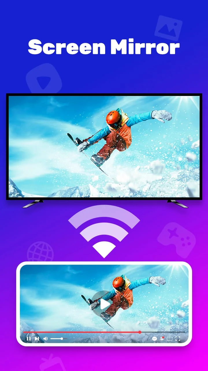 Screen Mirroring in smart view Screenshot 1