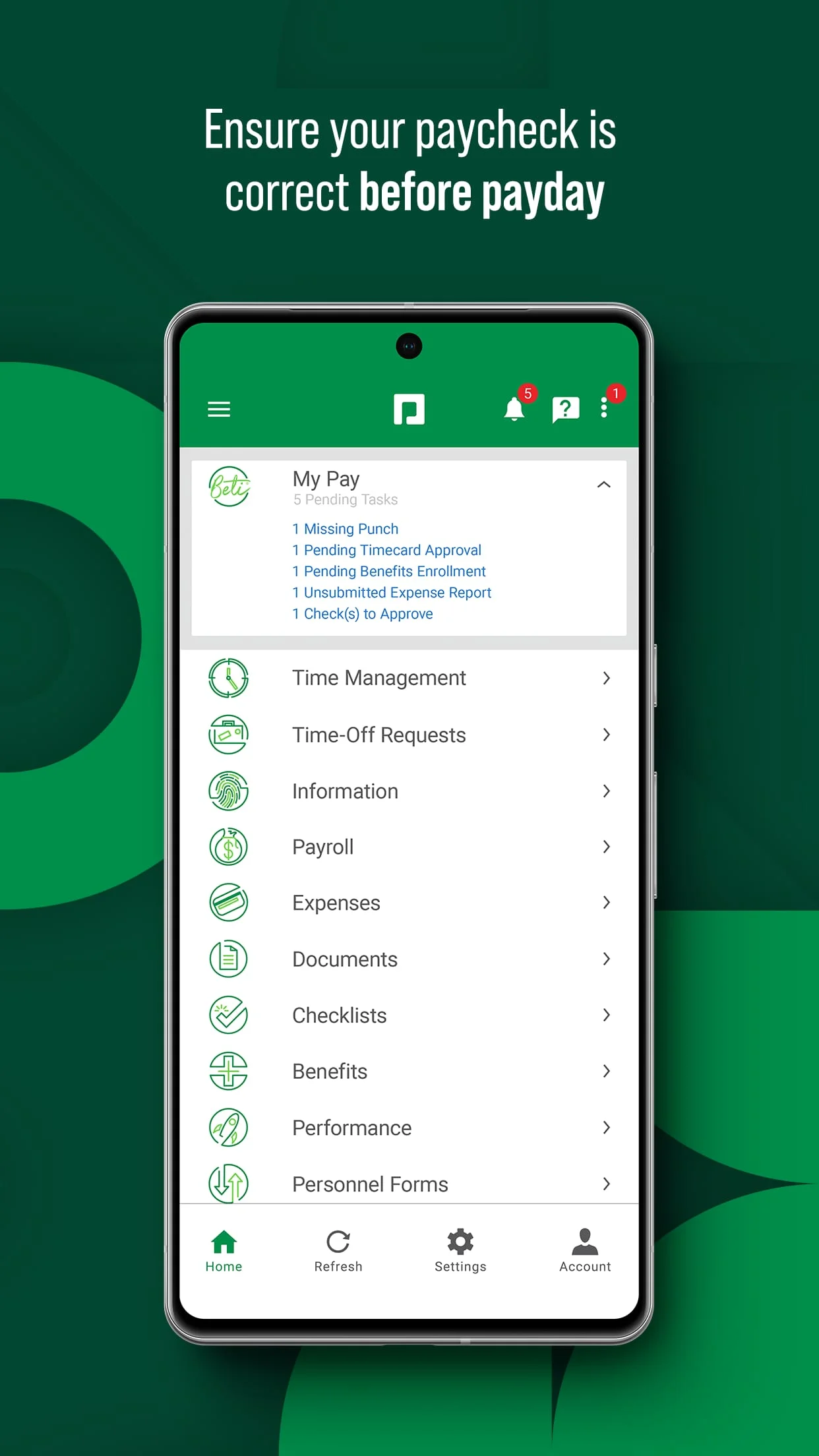 Paycom Screenshot 2