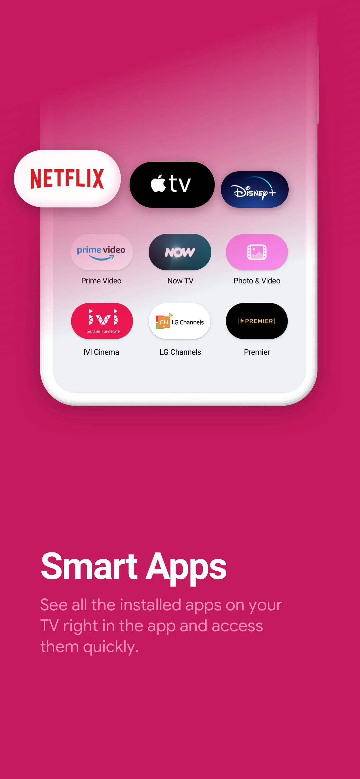 LG Smart TV Remote Control Screenshot 2