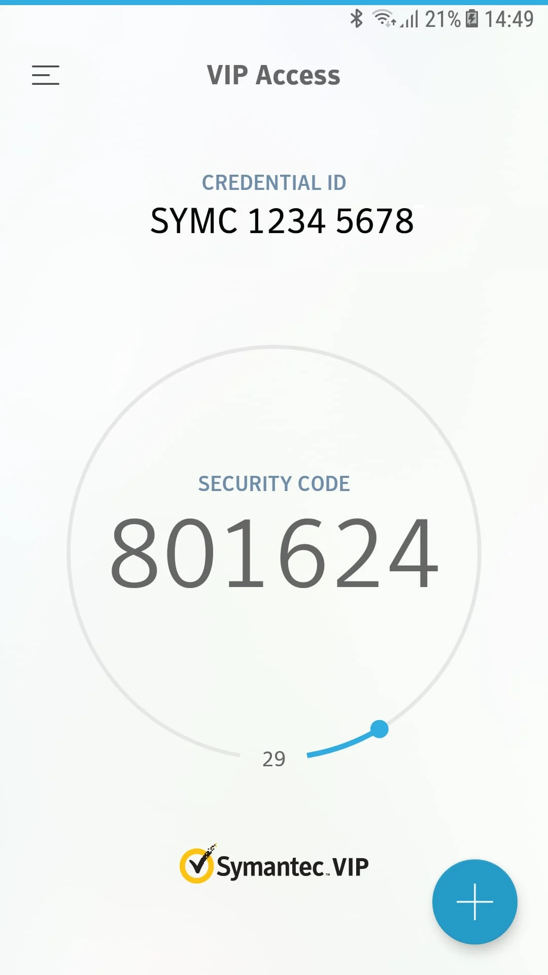 VIP Access Screenshot 1