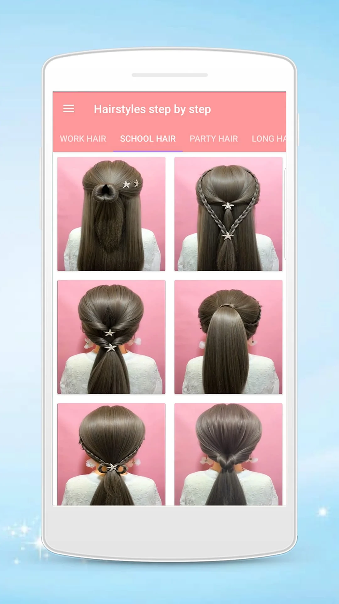 Hairstyles step by step Screenshot 4
