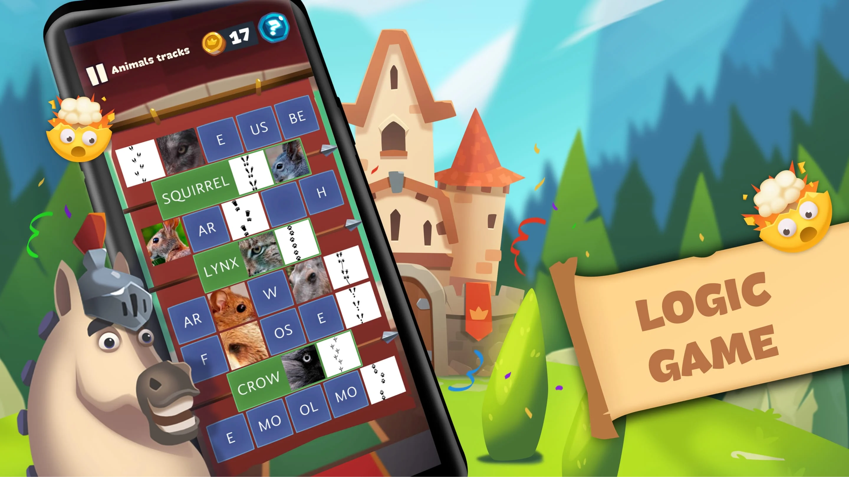 Word Logic: Brain Games Puzzle Screenshot 1
