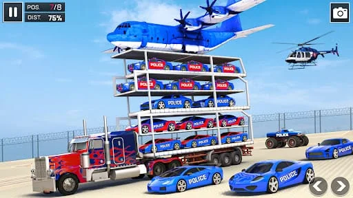 Police Transport Car Parking Screenshot 3