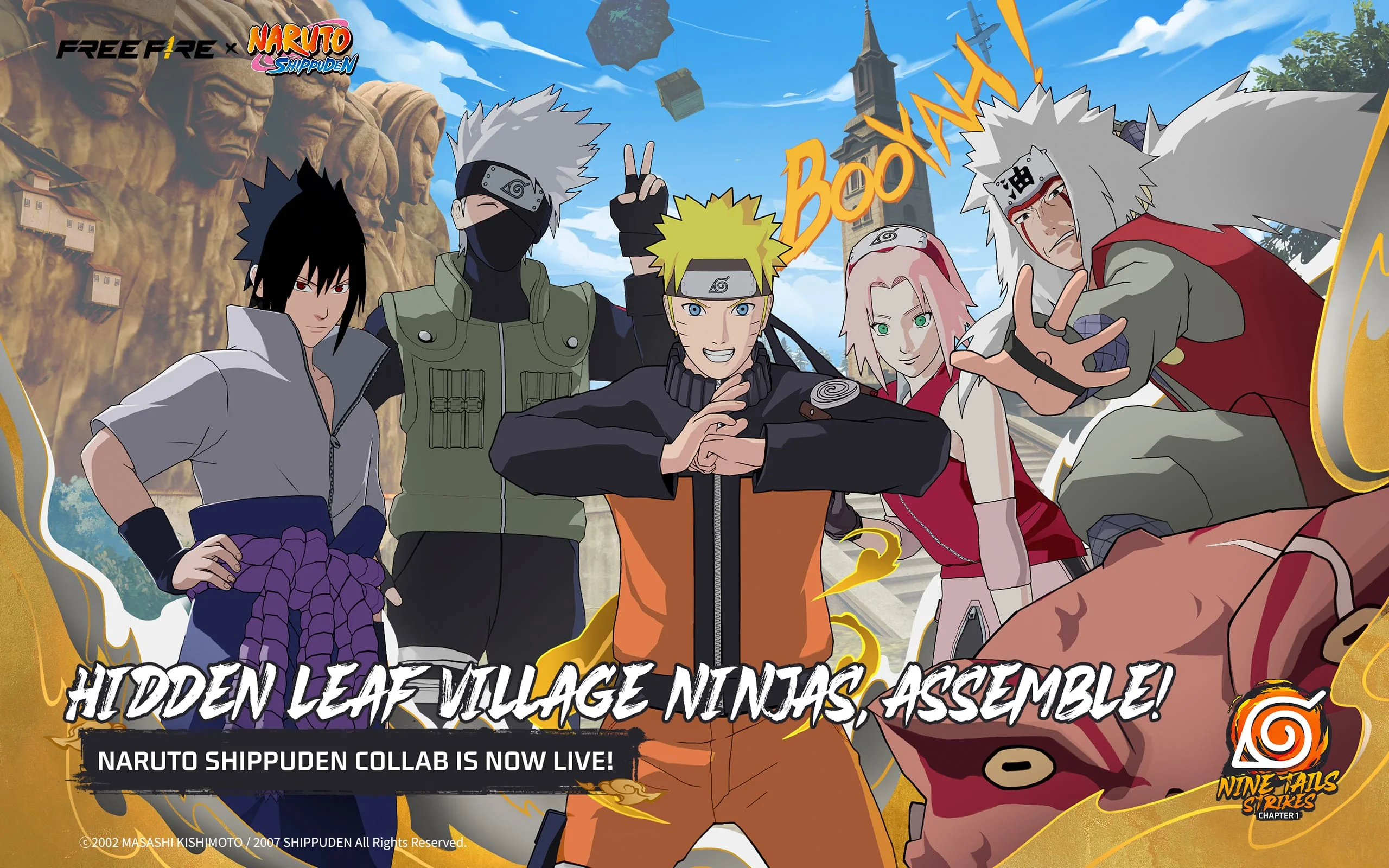 Free Fire x NARUTO SHIPPUDEN Screenshot 1