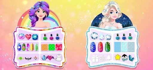 Nail Salon Game Girls Nail art Screenshot 2