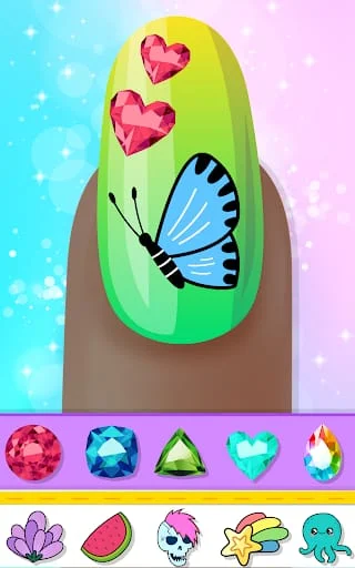 Nail Salon Game Girls Nail art Screenshot 3